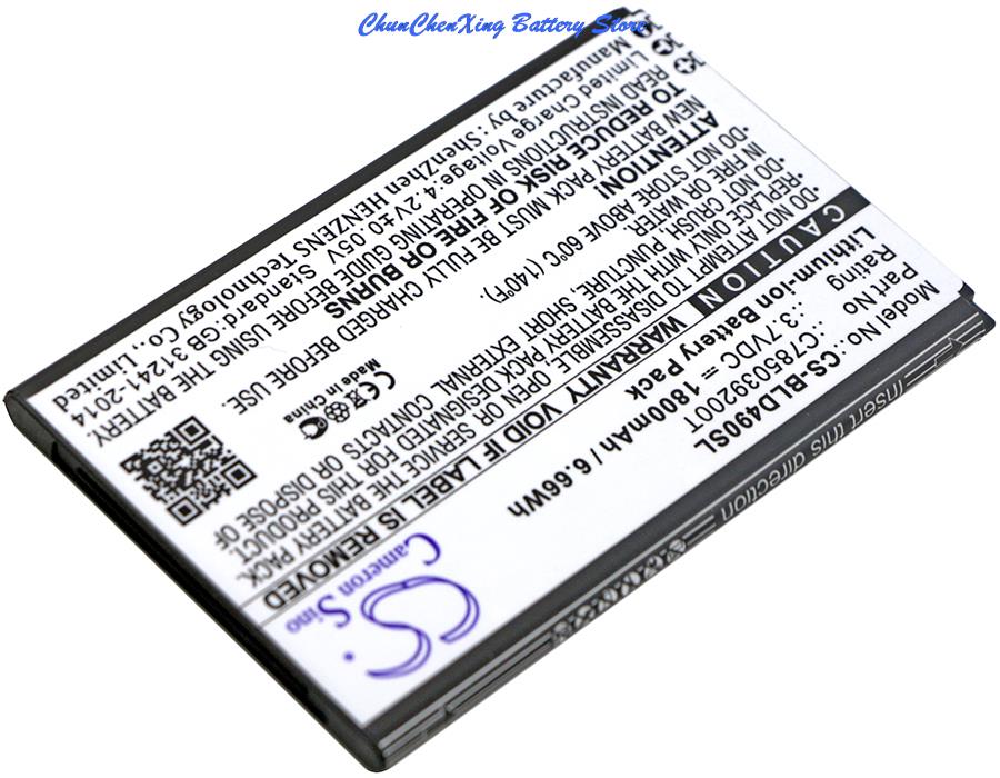 Phone Battery Replacement - Baterai Pengganti 1800mAh C785039200T untuk BLU