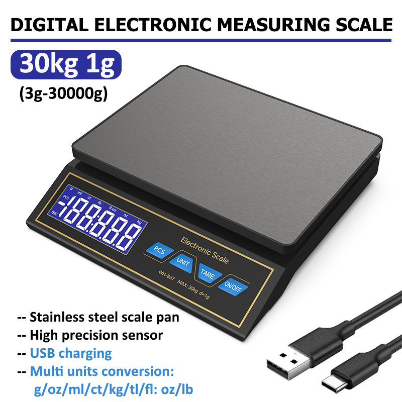 Electronics Repair And Maintenance - Timbangan Dapur Digital LCD 30Kg/1G Panel