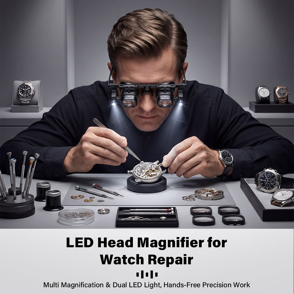Kaca Pembesar Kepala Portabel  - Electronics Repair Glasses ulasan dan harga